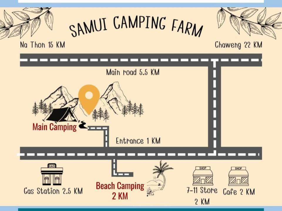 Samui Camping Farm Hotel Laem Sor Exterior photo